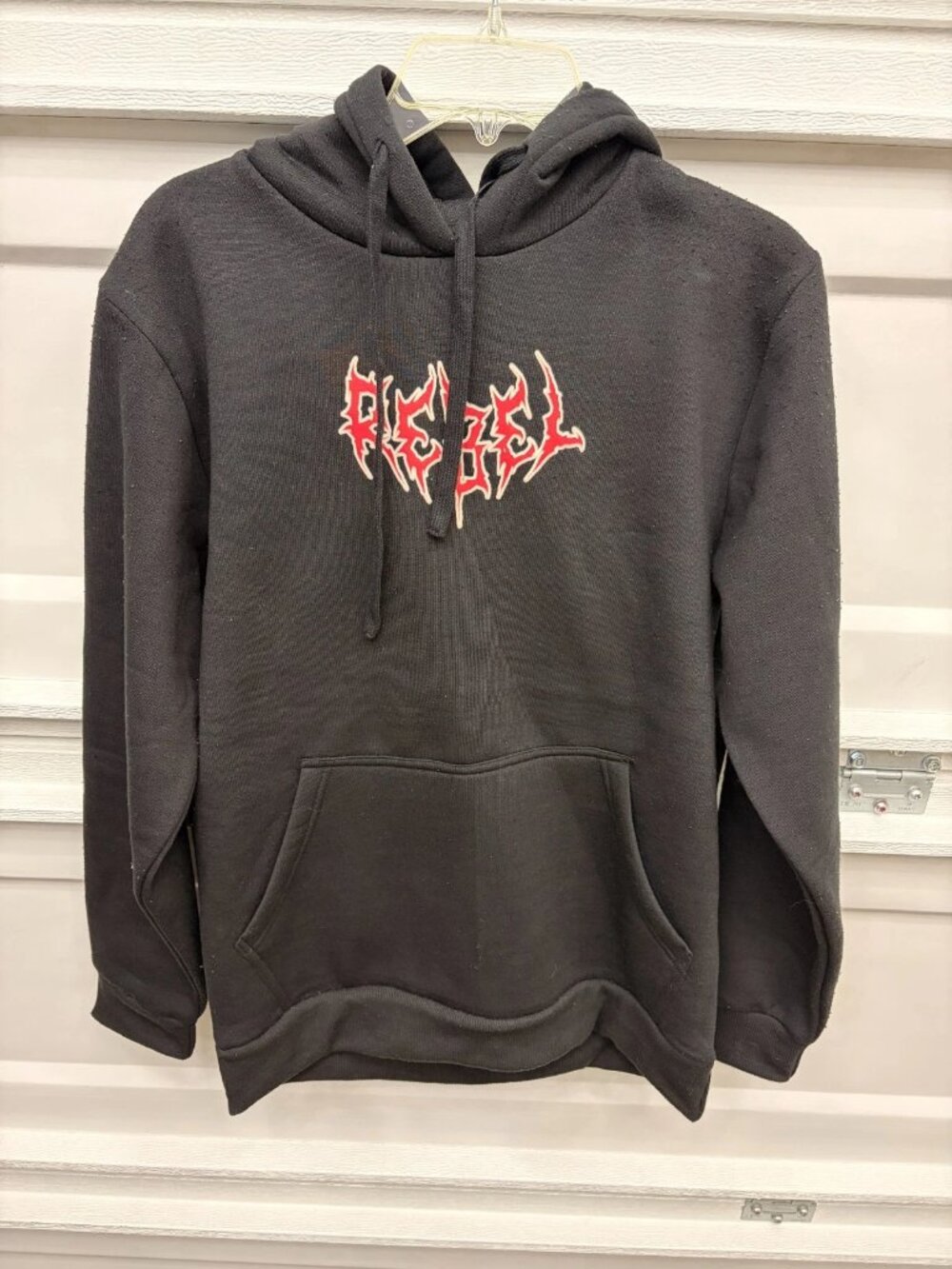 Rebel Vengeance Men's Hoodie Medium Black Sweatshirt Adult, NEW